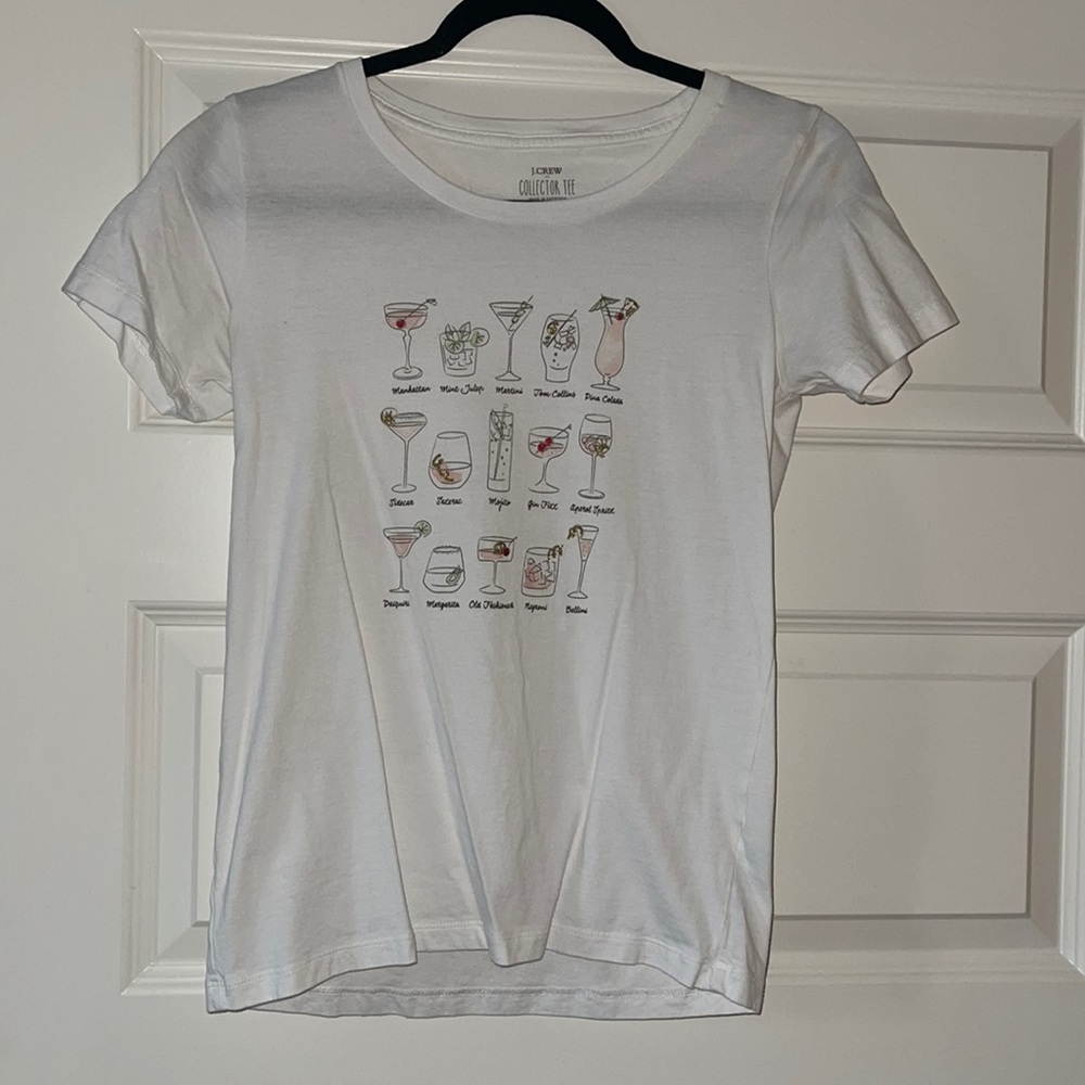 J. Crew Women’s Cocktail Collector’s T Shirt: Size XS
